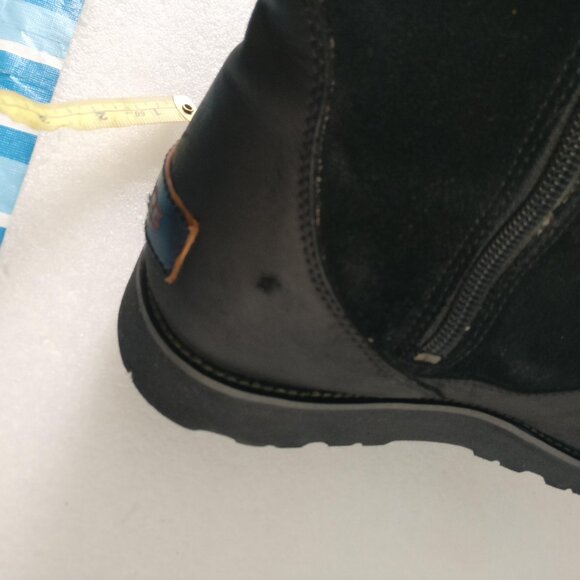 UGG Leather & Suede mouton Sheepskin Shearling Waterproof Snow Winter boot 13us - Picture 6 of 8